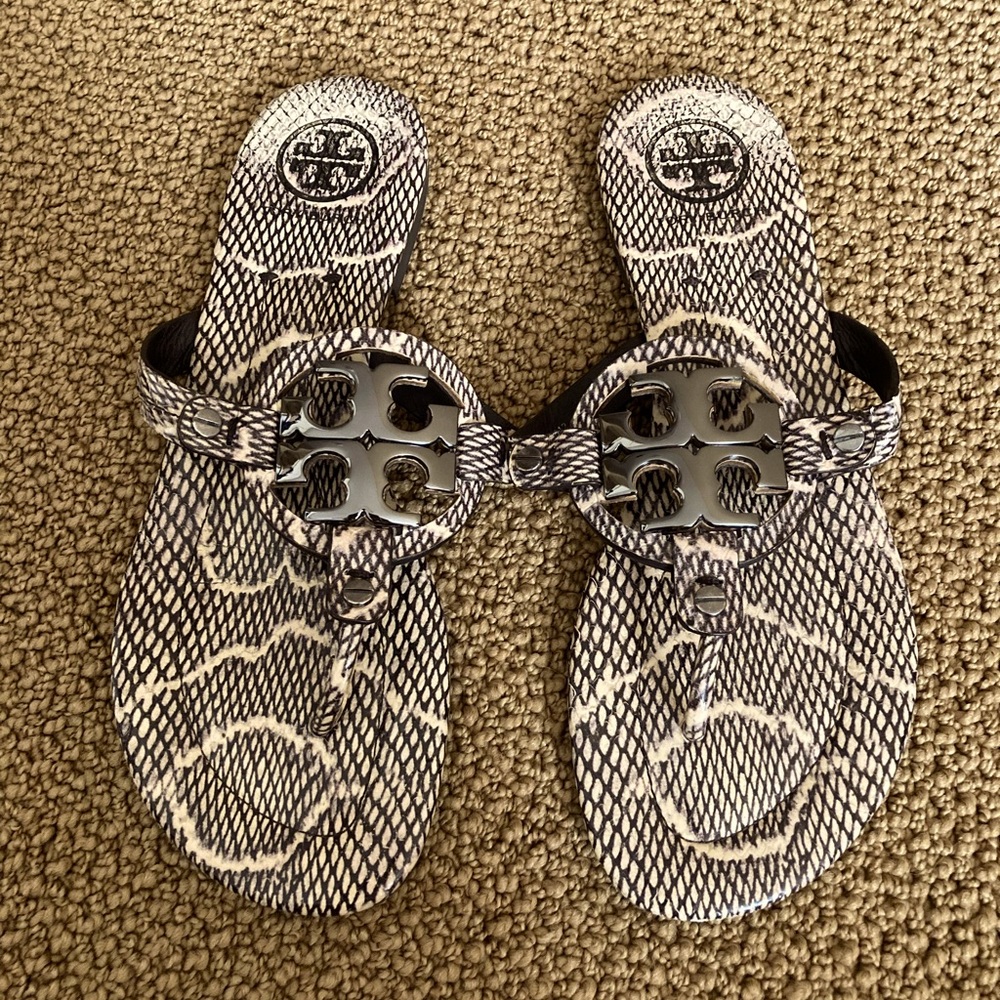 TORY BURCH Miller Sandals Metal Logo